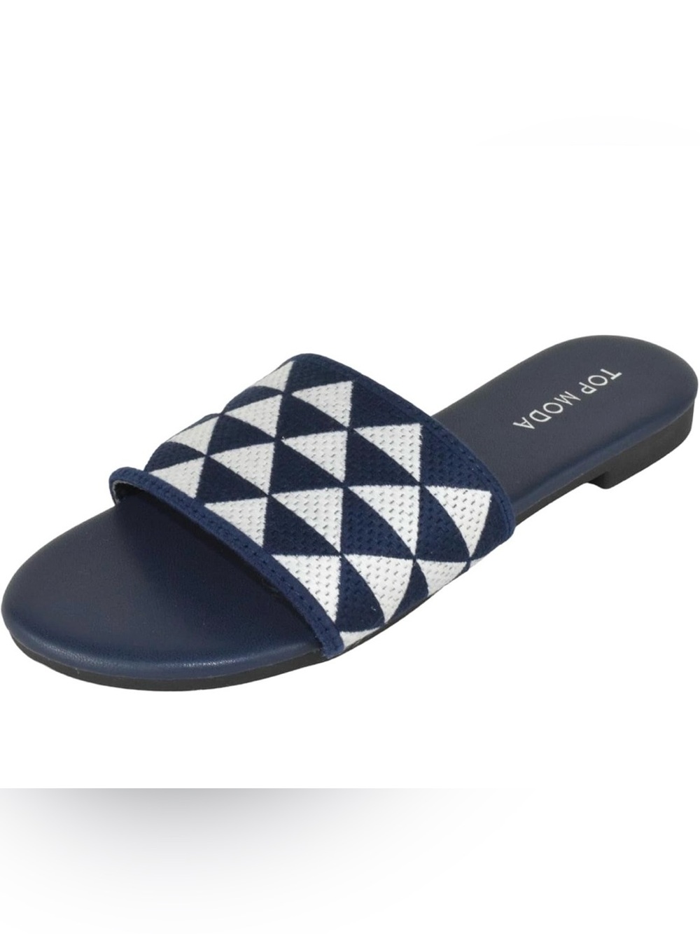 TOP Moda Shoes Women Flip Flops Patterned Sandals Casual Slide
